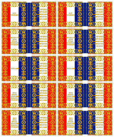French Line Infantry Flags 1812-2