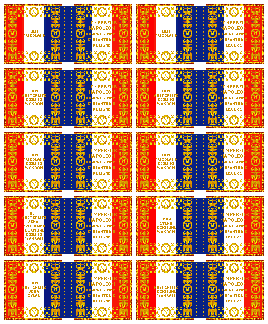 French Line Infantry Flags 1812-3