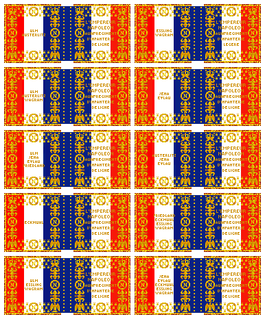 French Line Infantry Flags 1812-3