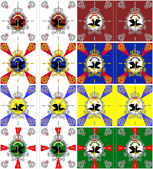 Prussia Line Infantry Flags Pre 1806 - 13