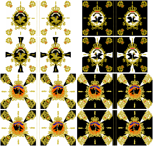 Prussia Line Infantry Flags Post 1806 - 1