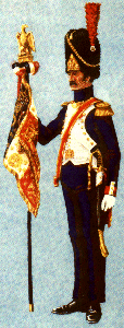 Porte-aigle 1814